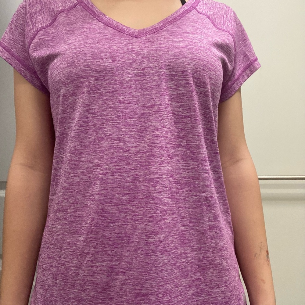 Pink womens athletic shirt